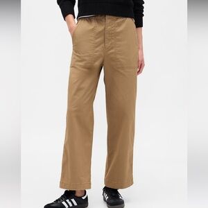 GAP High Rise Easy Wide-Leg Khakis pants